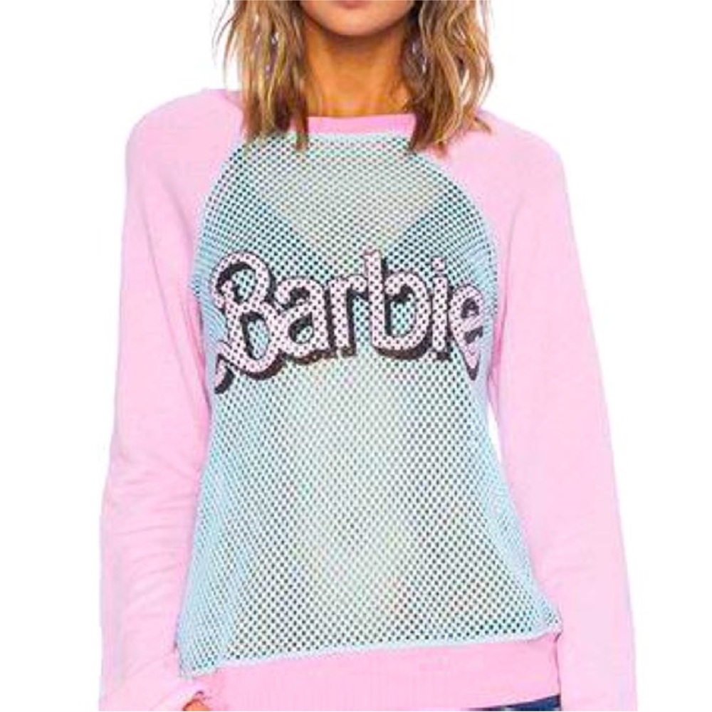 Wildfox Barbie mesh sweater